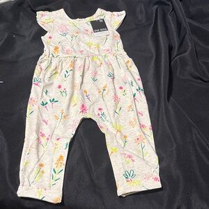 Okie Dokie Multicolor Floral Kids Romper